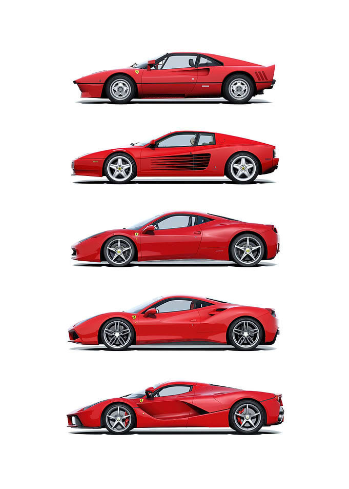 Ferrari Supercar Art