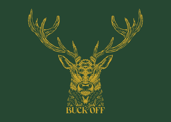 Buck Off Wild Deer