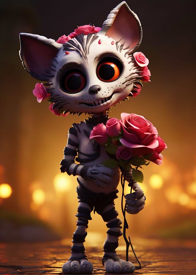 Skeleton Cat