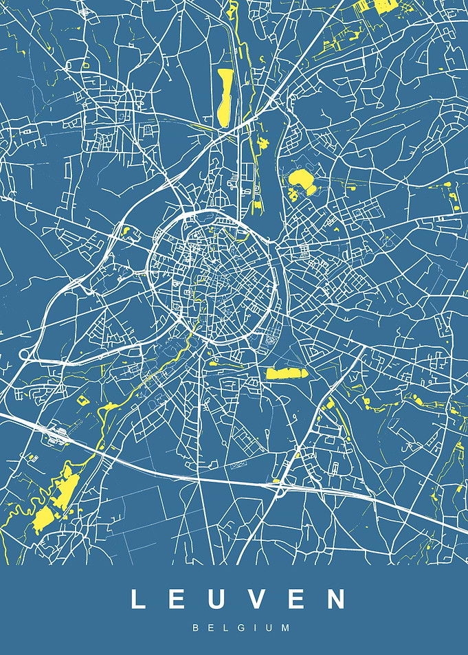 MAP LEUVEN BELGIUM