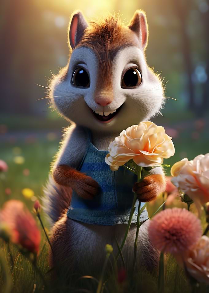Valentines Squirrel
