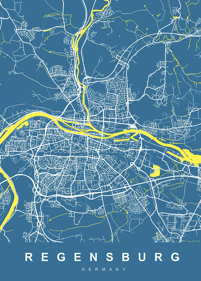 MAP REGENSBURG GERMANY