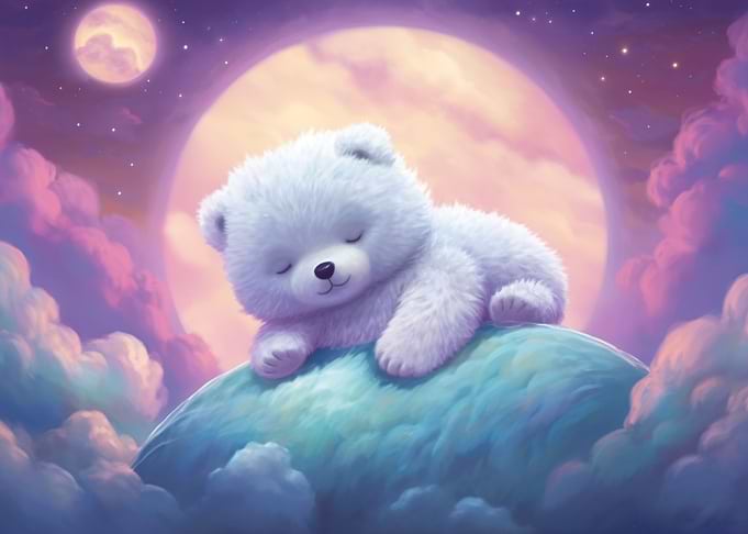 Polar Bear Cub Dreamscape