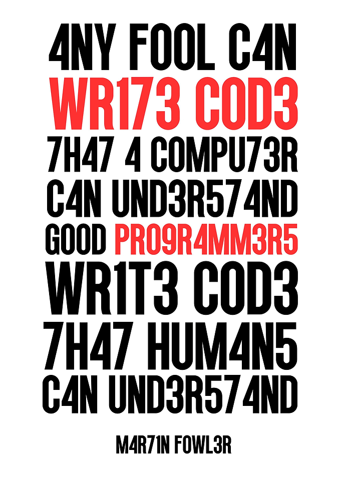 Good Programmers