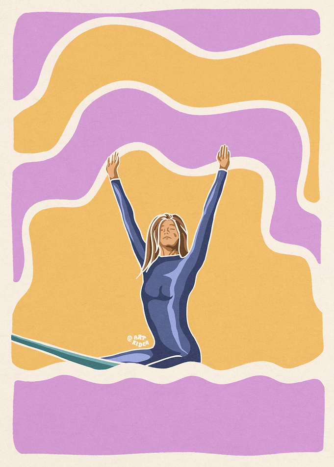 Rainbow Girl surf