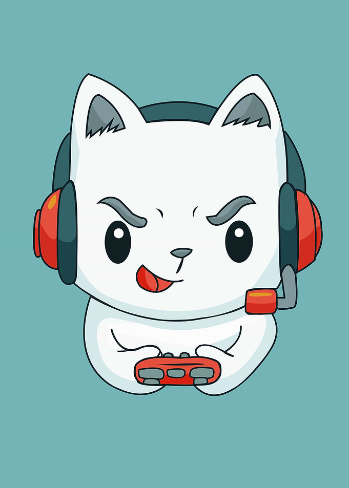 gamer cat