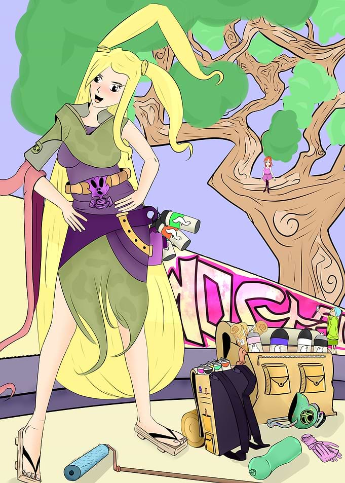 graffiti girl