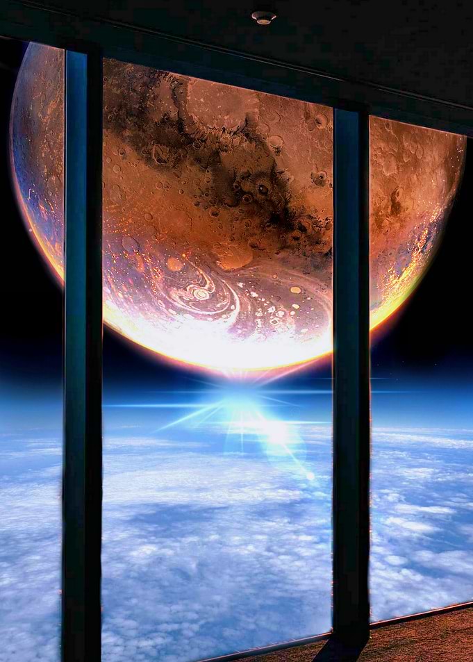 Mars hits Earth