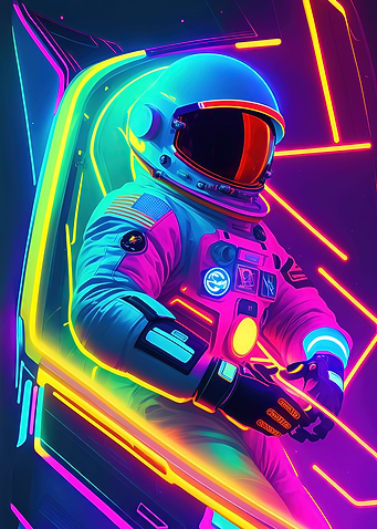 Radiant Cosmic Traveler