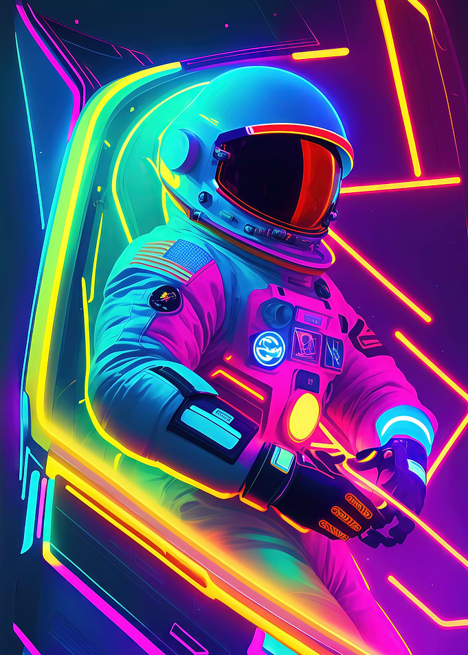 Radiant Cosmic Traveler