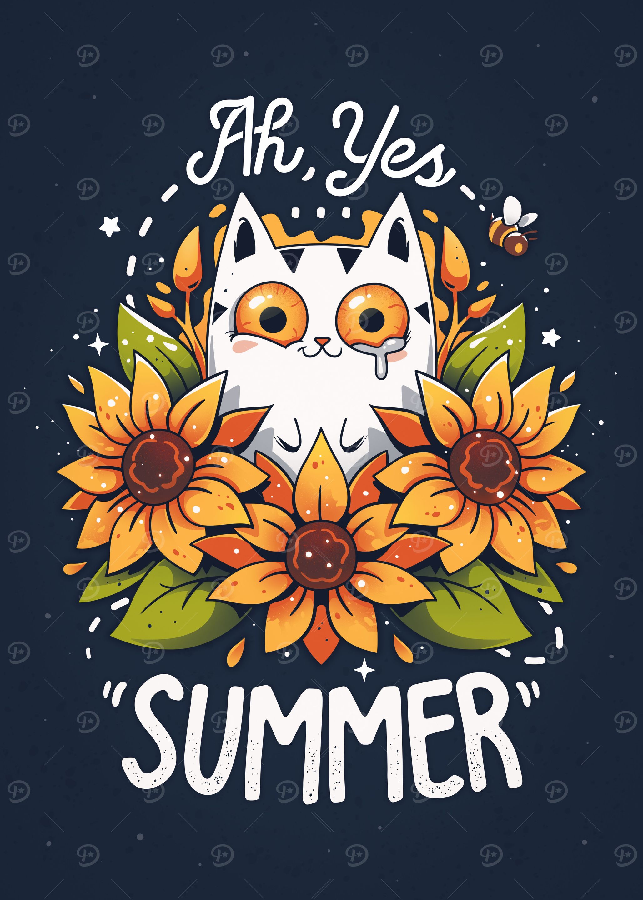 Summer Kitten Sniffles