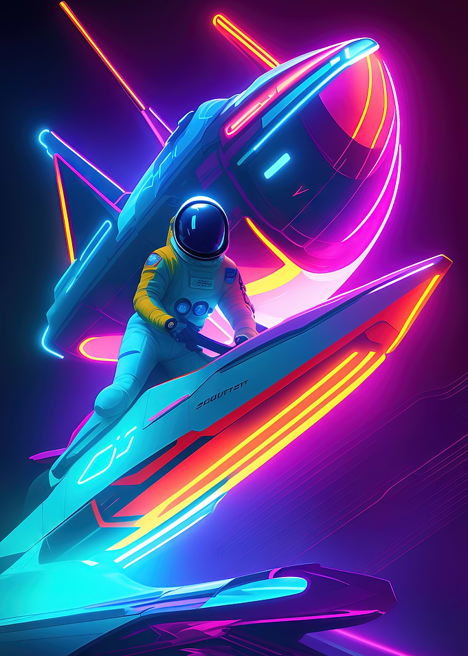 Luminous Spacewalker