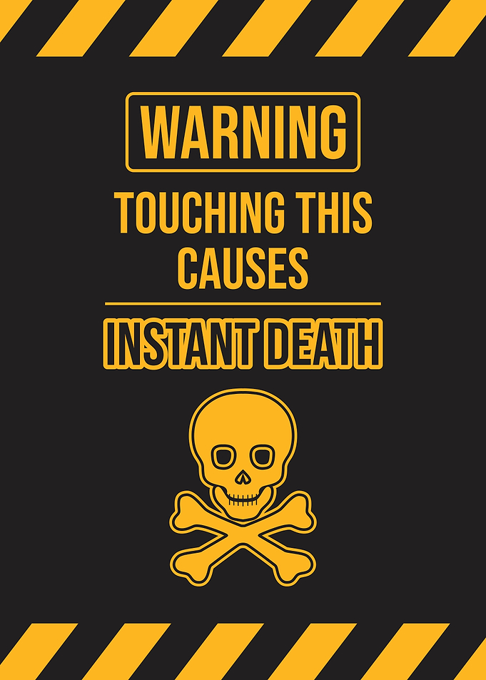 Do not touch