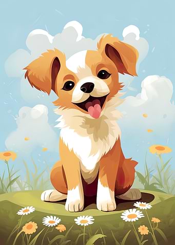 Cute Happy Dog