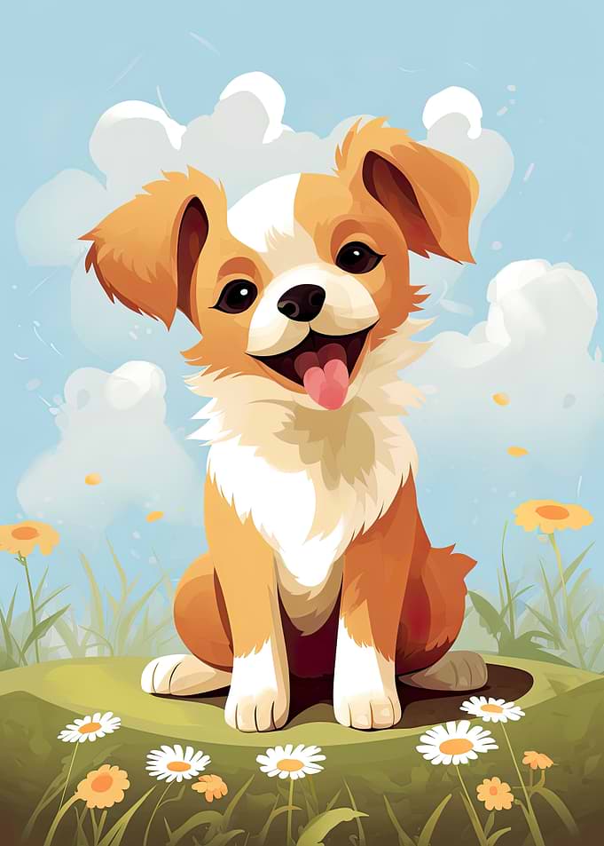 Cute Happy Dog
