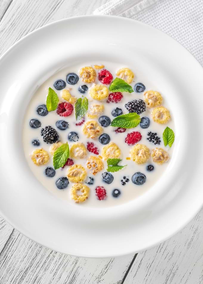Cereal with milk