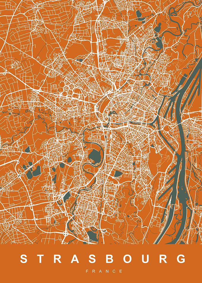 MAP STRASBOURG FRANCE