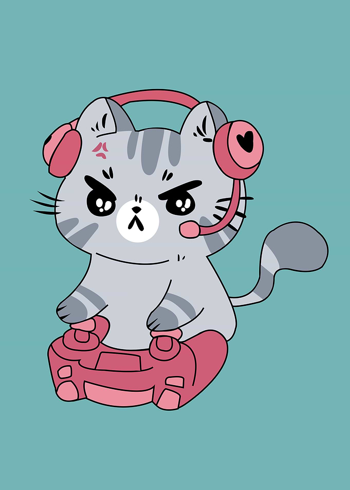 gamer cat