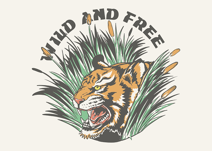 Wild and Free Tiger