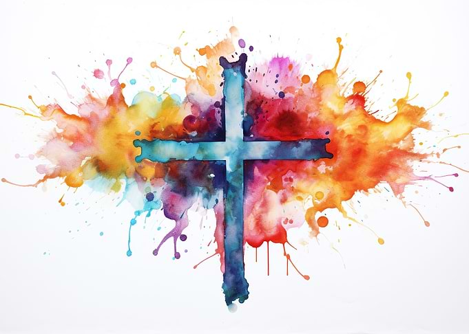 Water Color Cross
