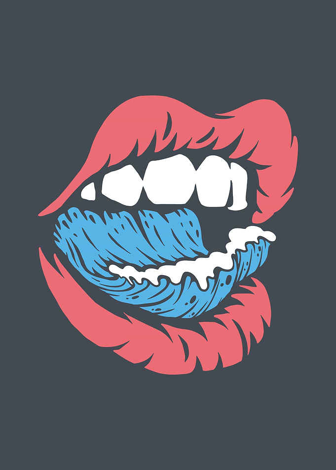 The Great Wave off Lips