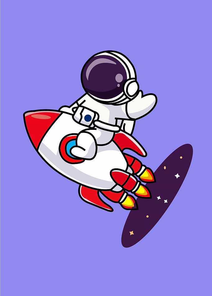 Astronaut Space Cute