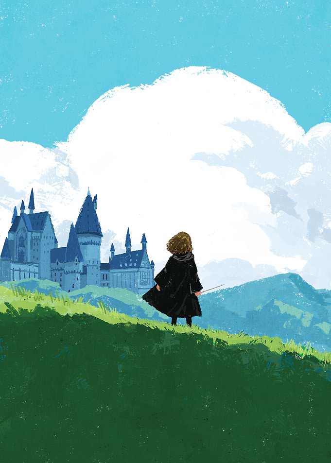 Hermione and Hogwarts