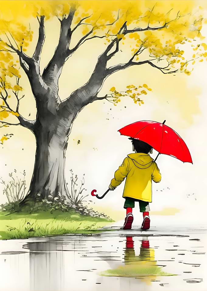 the spring umbrella