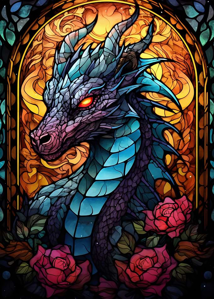 Dragon in Glass