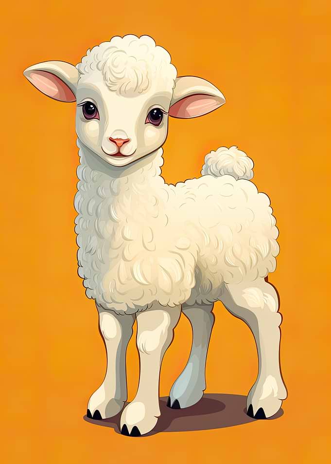 Cute Funny Sheep
