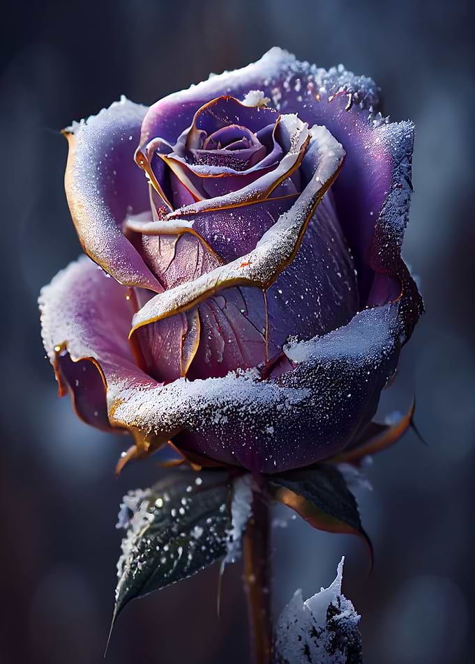 Winter Purple Rose