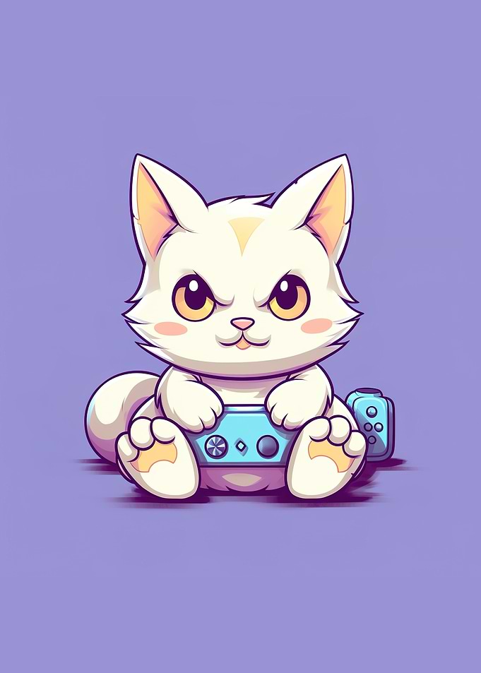 gamer cat