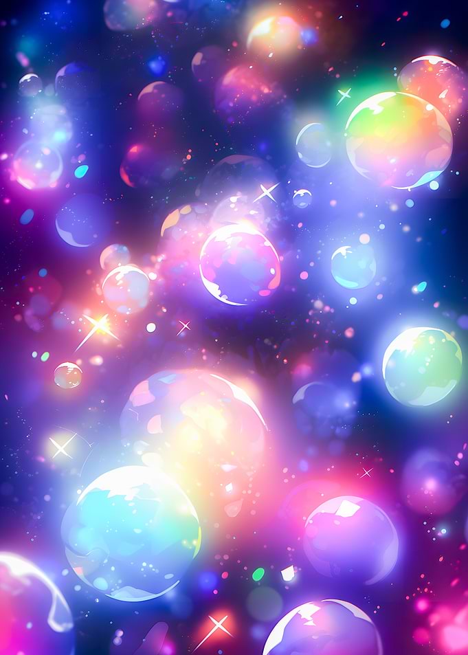Space Neon Sphere