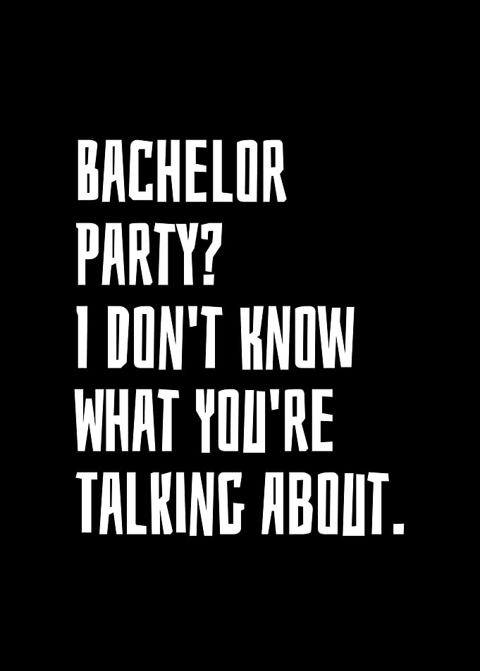 After Bachelor party