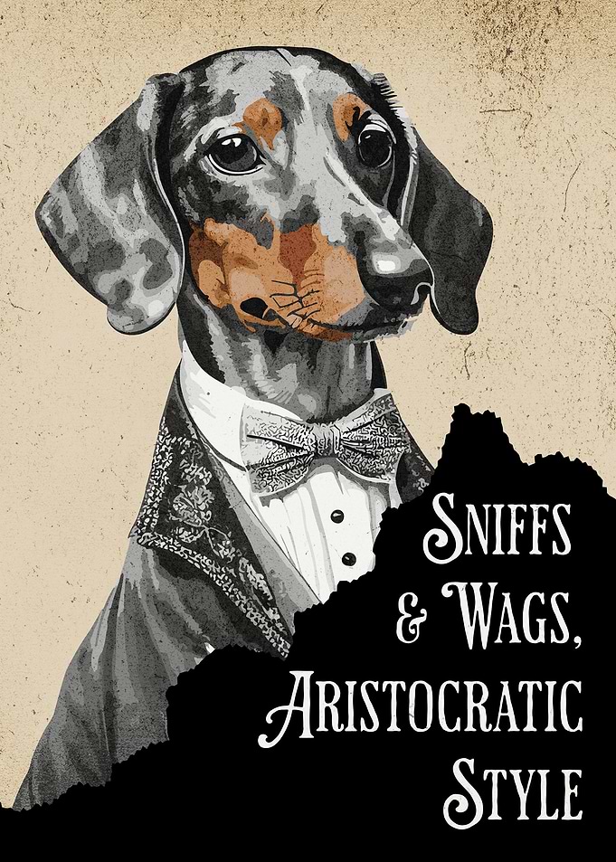 Dachshund Dog Victorian