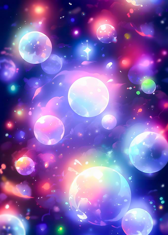 Space Neon Sphere