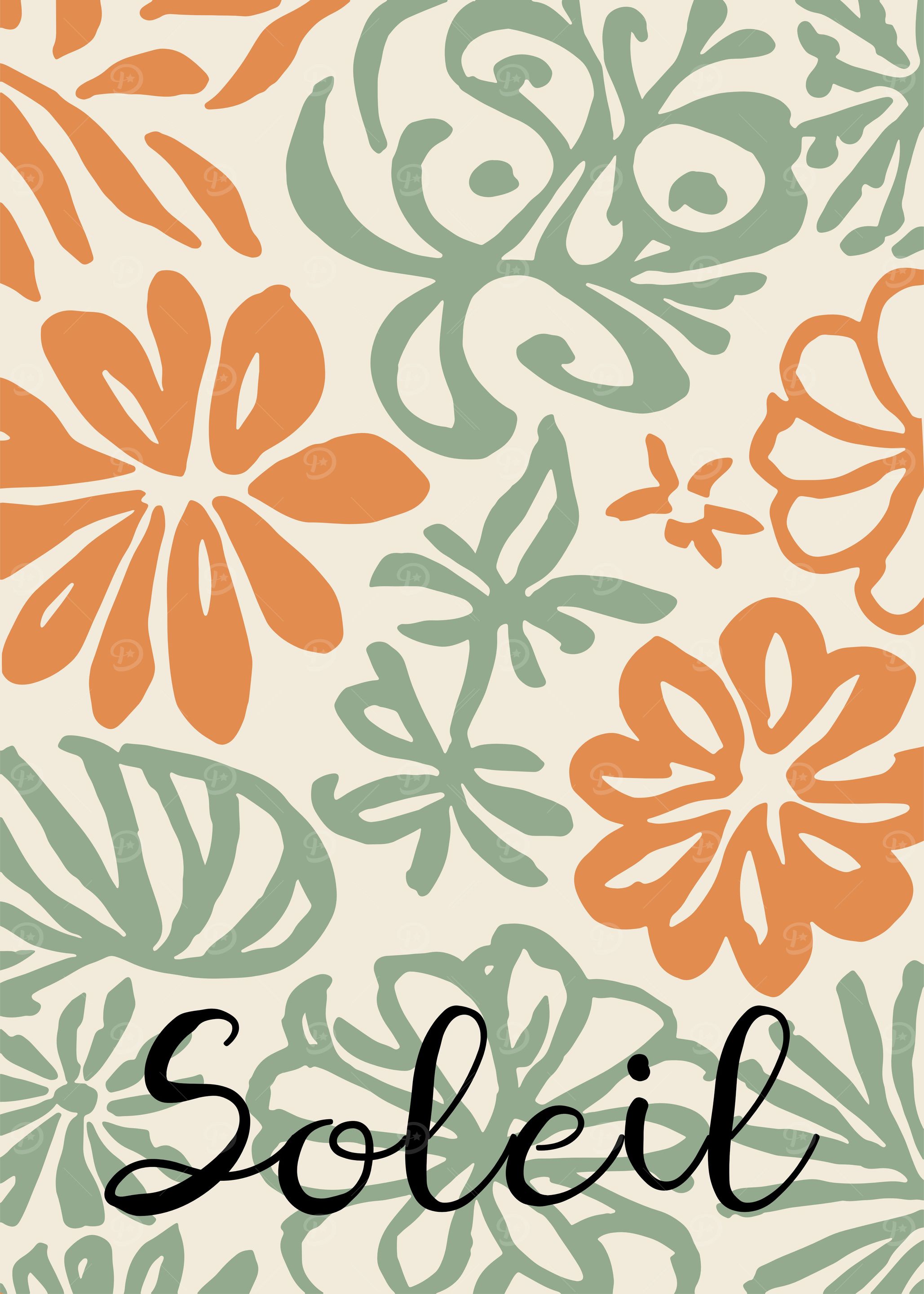 Soleil Botanical Poster