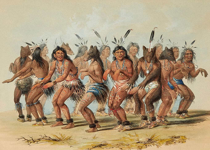 Ritual Dance Of Indians