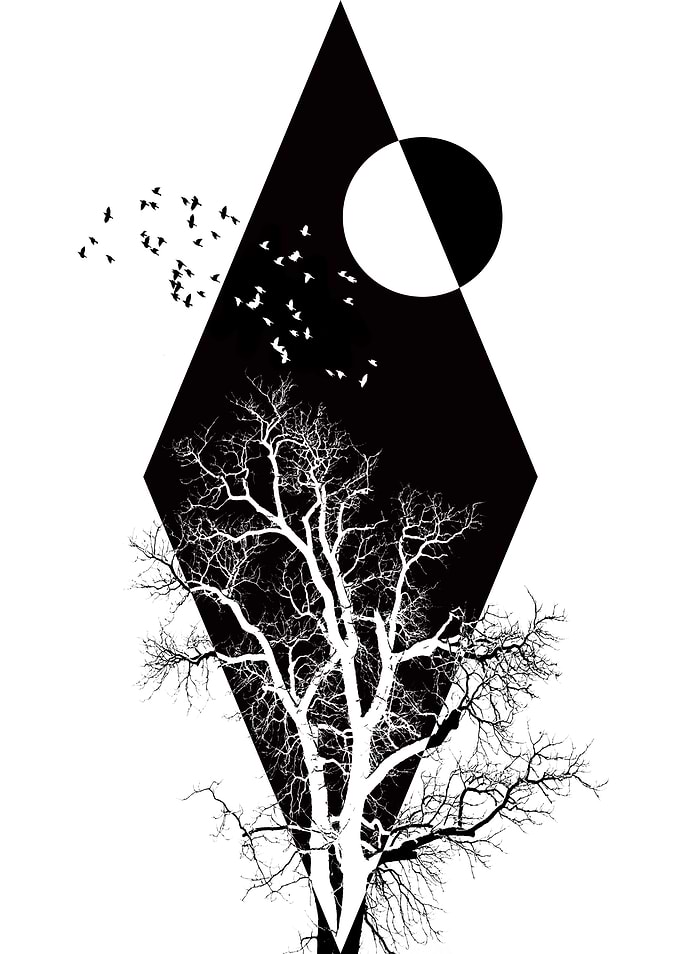 Abstract Deep Nature Art