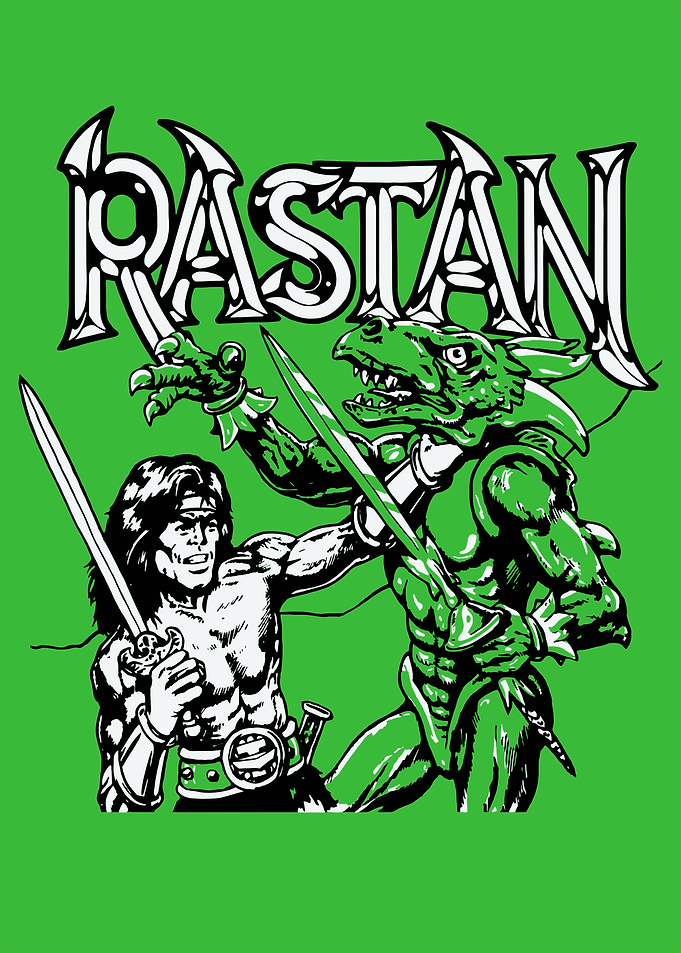 Warrior and lizards