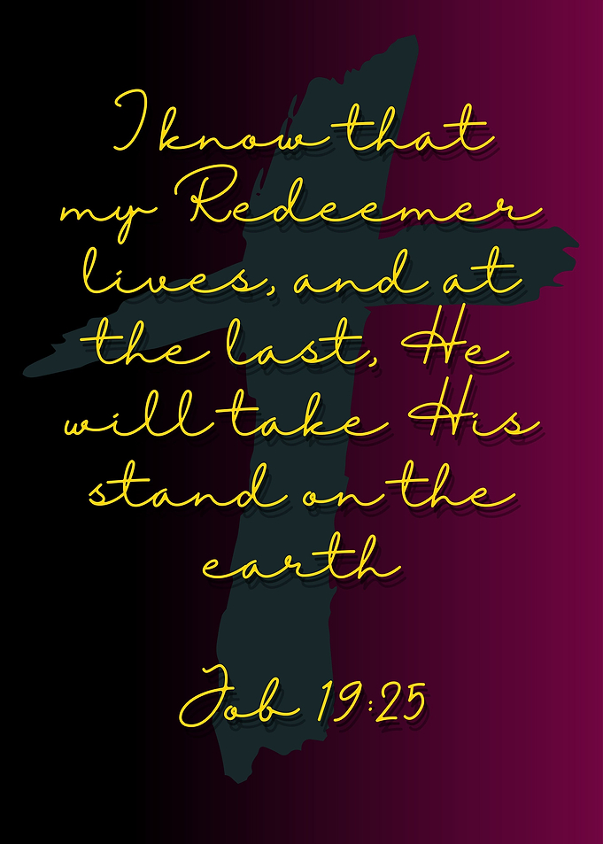 Job 19 25 Bible Verse