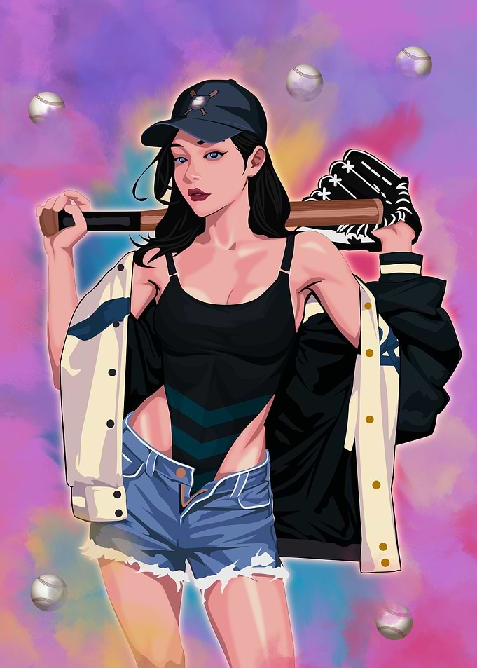 baseball girl