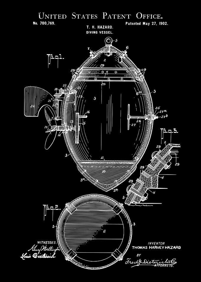 DIVING VESSEL Patent