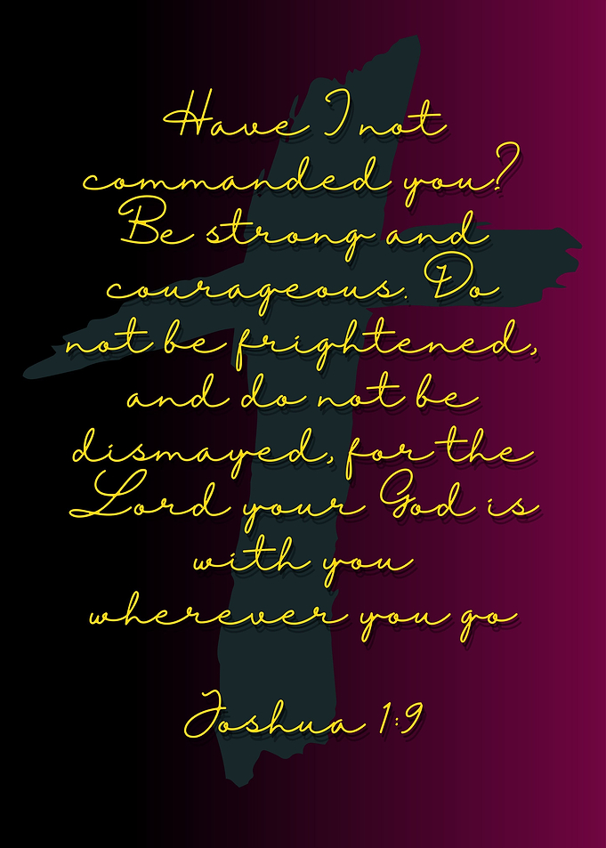 Joshua 1 9 bible verse