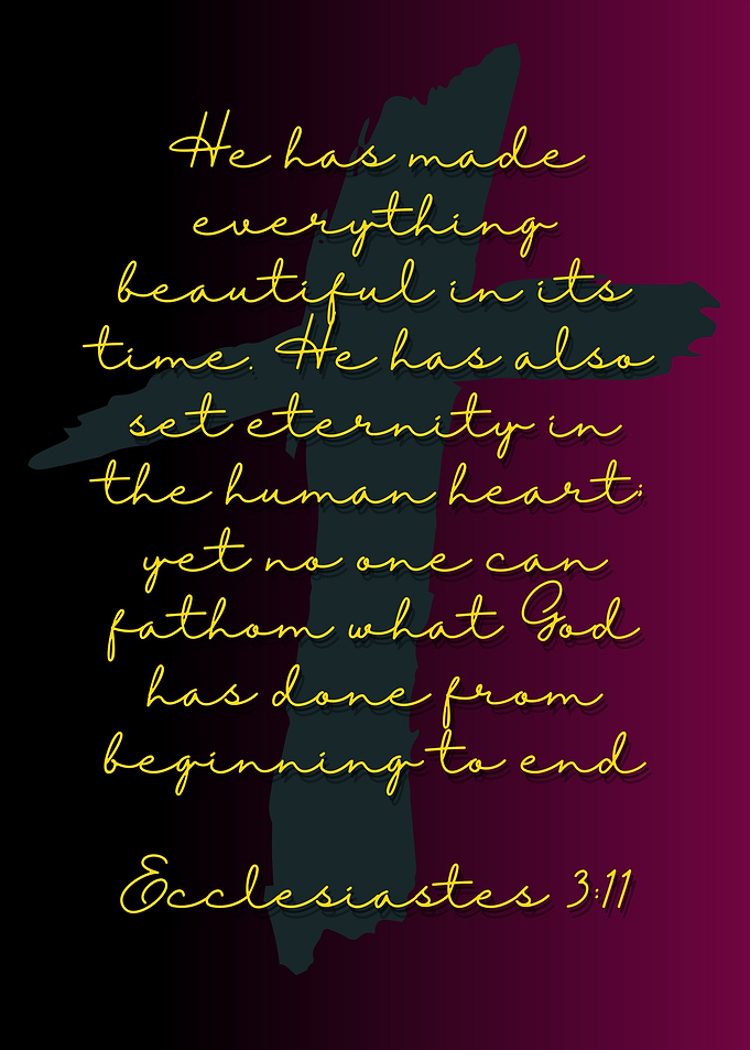 Ecclesiastes 3 11 verse