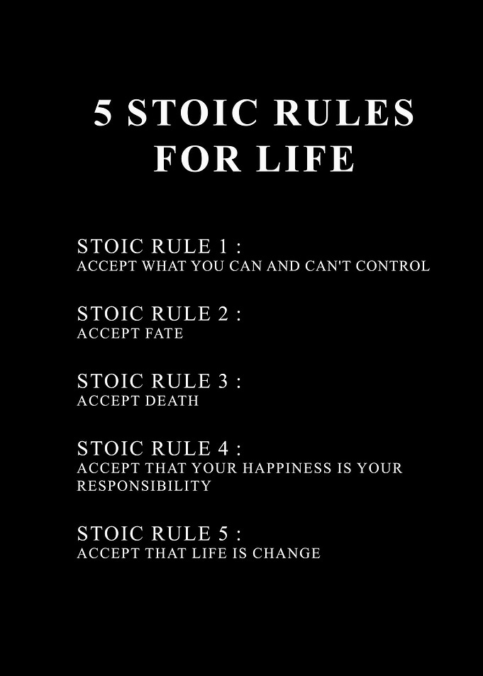 5 Stoic Rules For Life