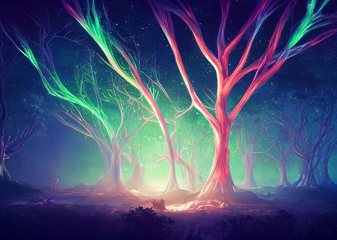 Neon Forest Fantasy