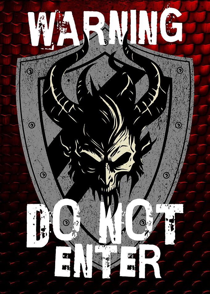 Warning Do Not Enter 002