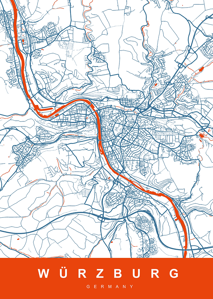 MAP WURZBURG GERMANY