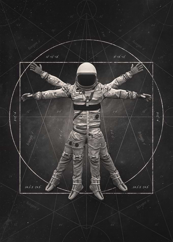Vitruvian Astronaut